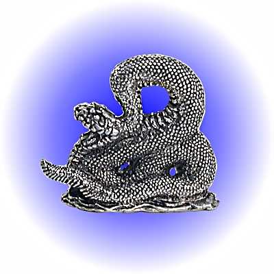 Attaching Snake Pewter FIGURINE - Lead Free