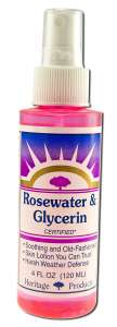 Heritage Store - Flower Waters with Atomizer Rosewater 4 oz