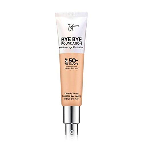 It COSMETICS Bye Bye Foundation Full Coverage Moisturizer Medium Tan SPF 50+. 1 oz x130