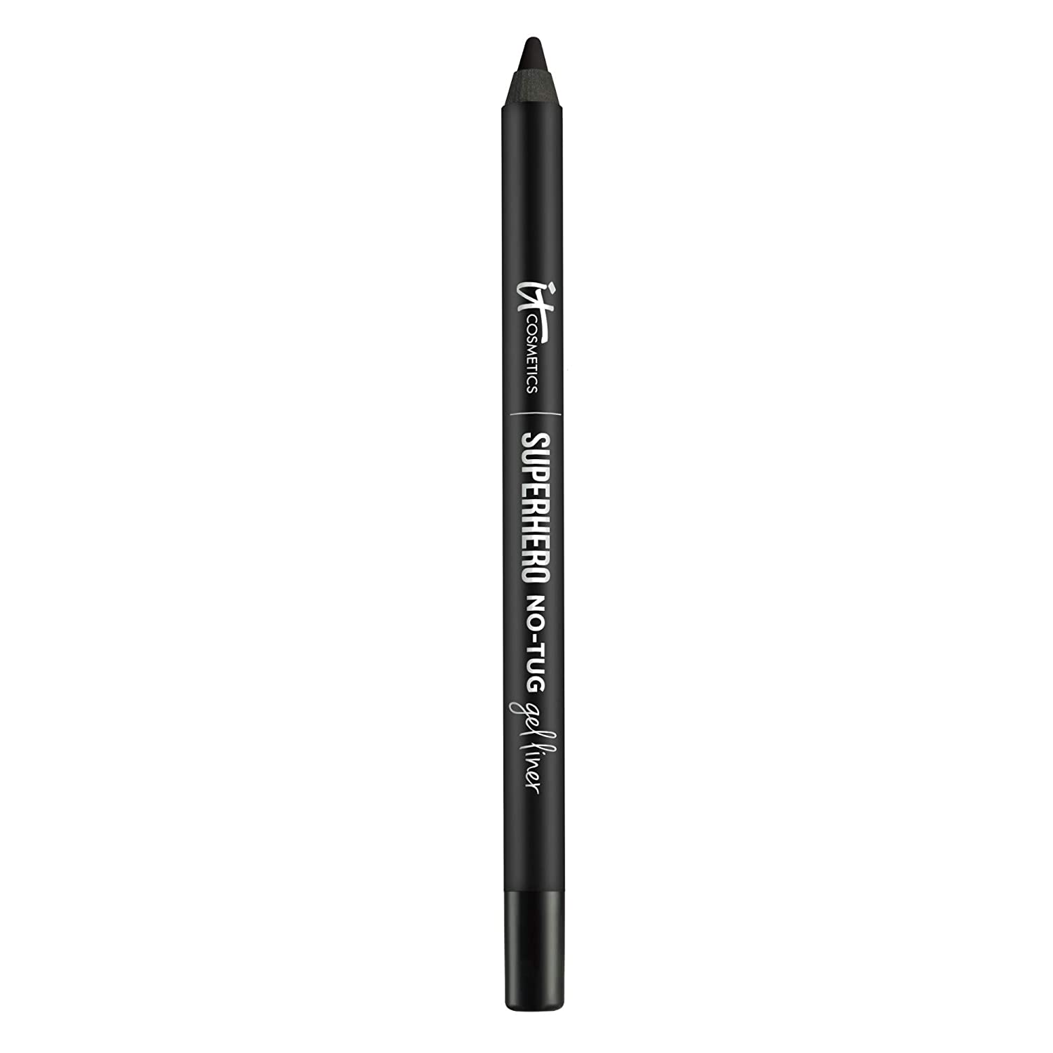 ''IT COSMETICS Superhero No-Tug Gel Eyeliner, Super Black (Intense Ultra-Black) Waterproof, Blendable