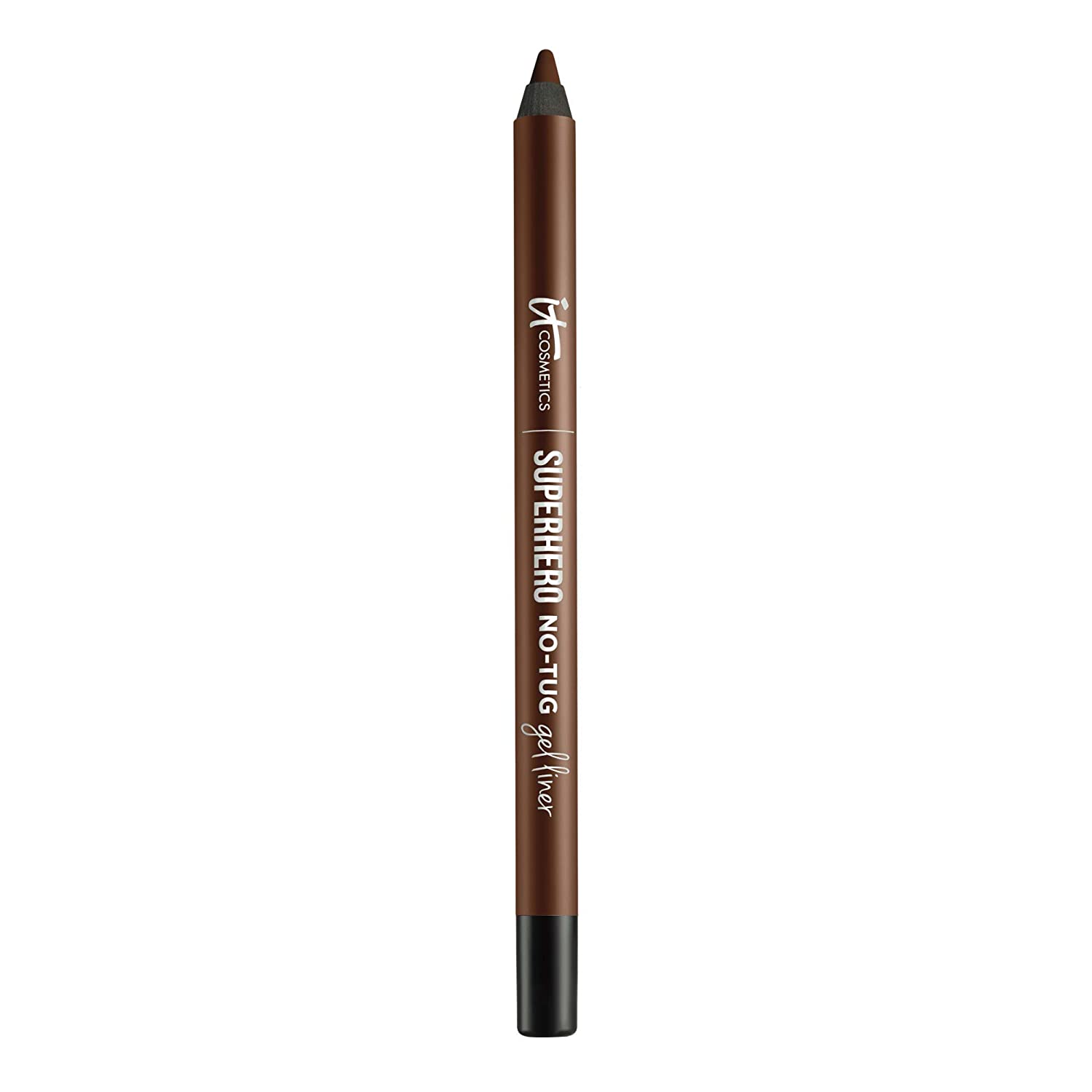 ''IT COSMETICS Superhero No-Tug Gel Eyeliner, Brilliant Brown (Soft Natural Brown) Waterproof, Blenda