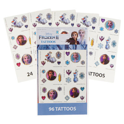 Disney Frozen 4 Sheet 96pc TATTOO Set