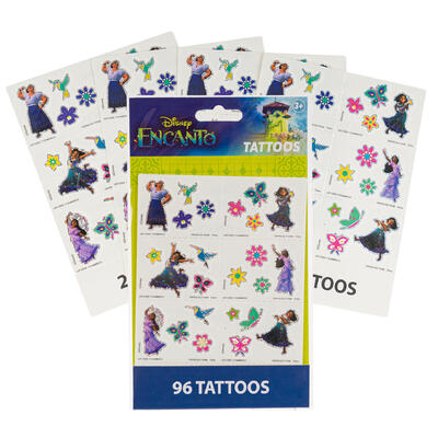 Disney Encanto 4 Sheet 96pc TATTOO Set