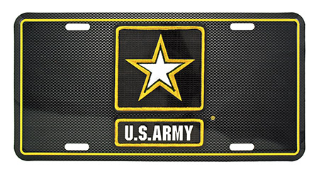 Officially LICENSED U.S. Army License Plate