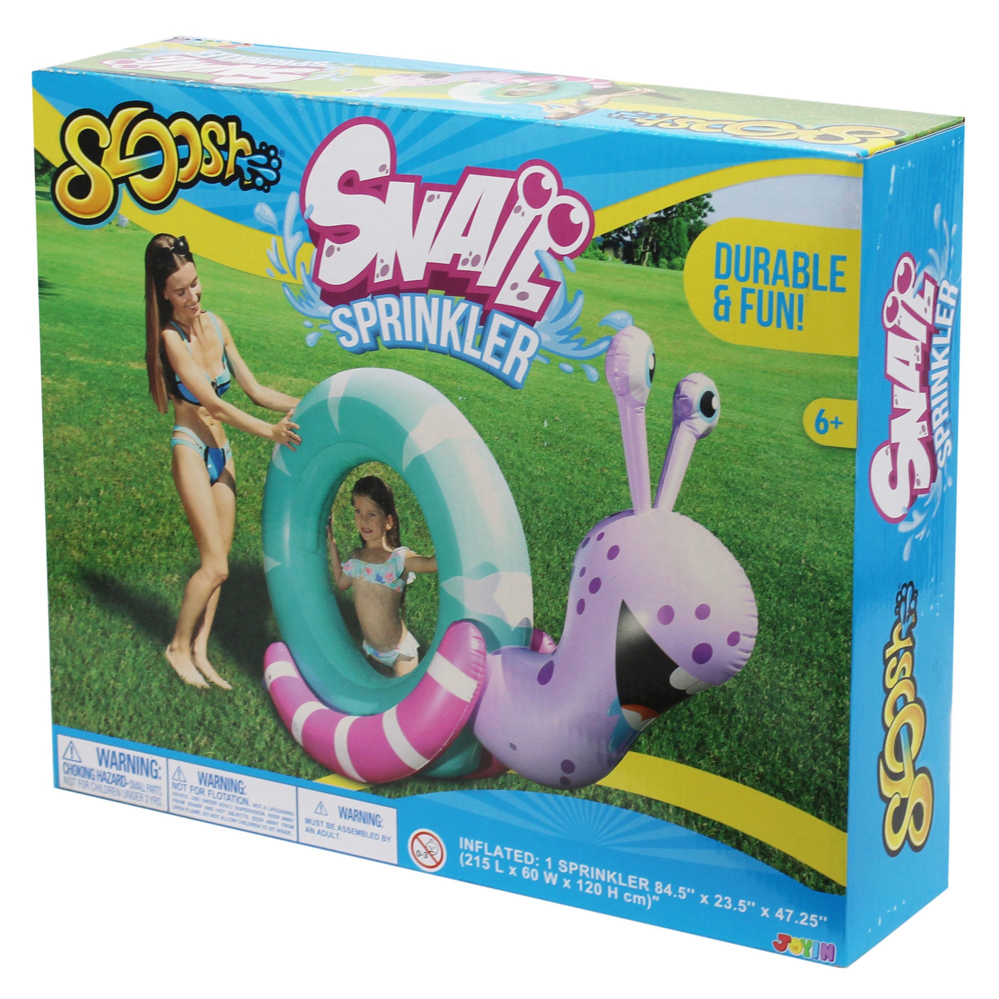 Sloosh Inflatable Snail Sprinkler - Qty 4