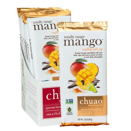 Dark Chocolate Totally Tangy Mango Bar - 12ct