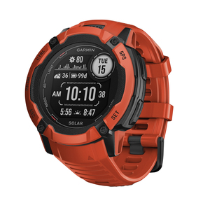 Garmin Instinct? 2X Solar Smart WATCH (Flame Red)