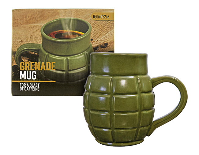 Hand Grenade Coffee Mug - Caliber GOURMET