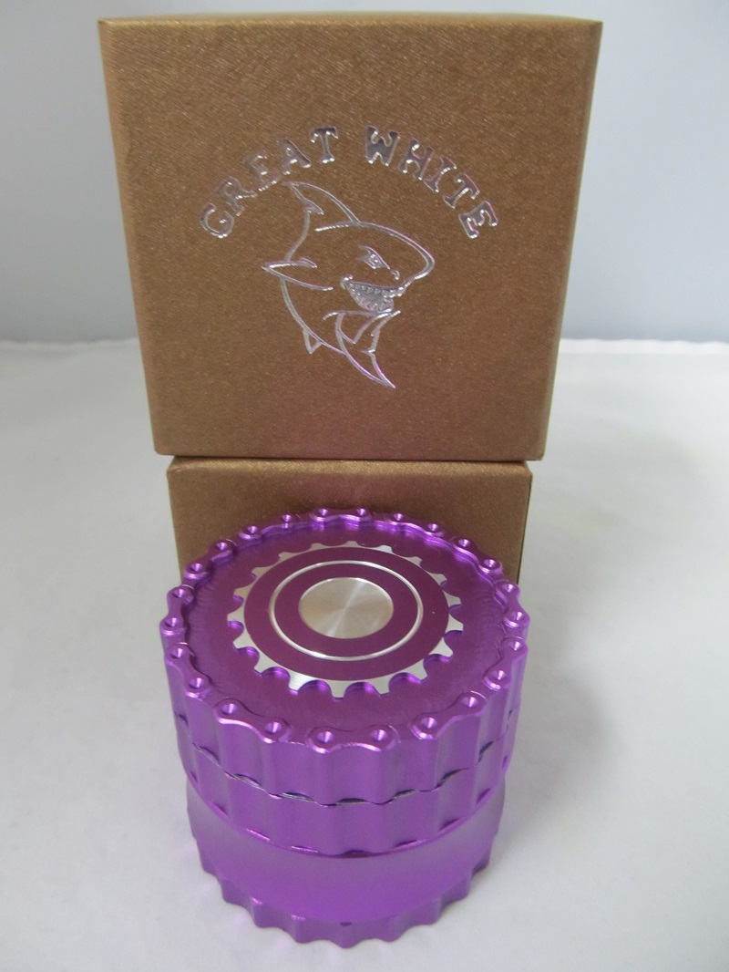 ''''''''''NEW'''''''''''''''' Great White 4 Part Gears Grinder (Purple)''''''''''