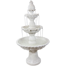 57" 3-Tier Outdoor Fountain