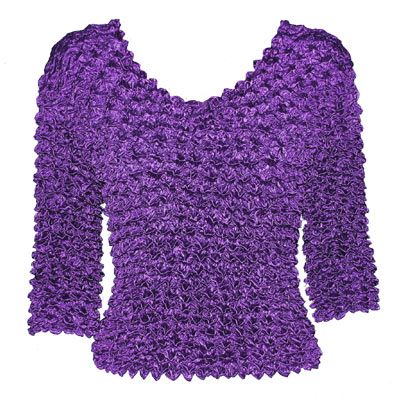 232 - GOURMET Popcorn - Three Quarter Sleeve - Purple