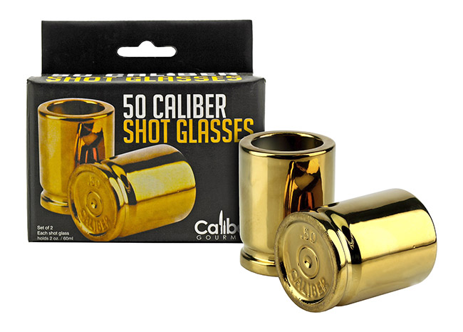 .50 Caliber Bullet Shot Glasses - Caliber GOURMET
