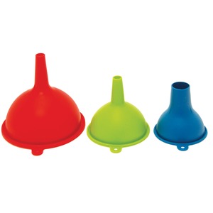 GOURMET By Starfrit 3-Piece Silicone Funnel Set