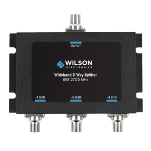 Wilson ELECTRONICS Wideband Splitter with F-Female Connector (3-Way)