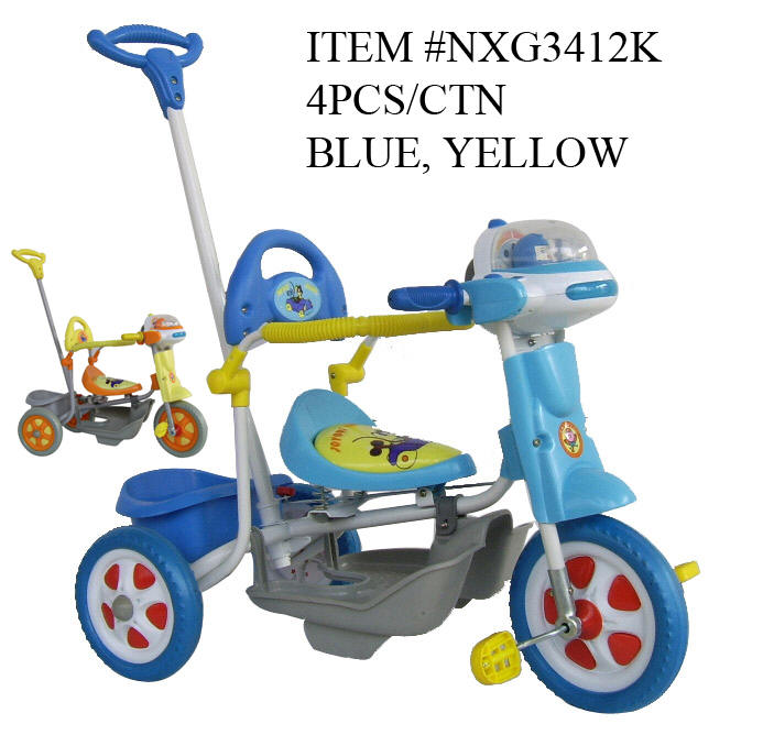 WHOLESALE 4 NEW KIDS PUSH TRICYCLE STROLLER